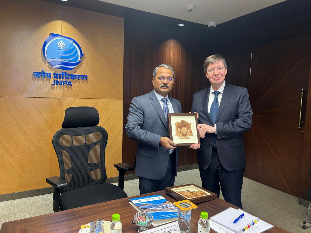 जवाहरलाल नेहरू पत्तन प्राधिकरण (JNPA) tweet media