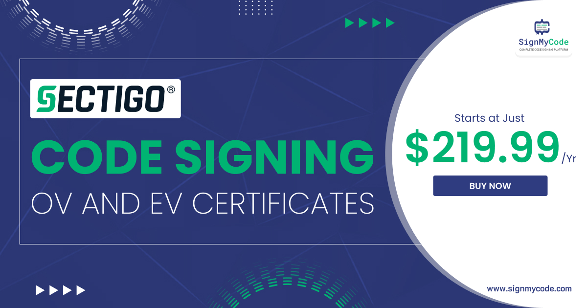 Sign_My_Code's tweet image. Purchase Sectigo Code Signing Certificates to safeguard your applications, scripts, and other programs. Both OV and EV options are available.

Buy Now - signmycode.com/brands/sectigo

#CodeSigning #Sectigo #AppSecurity #SoftwareSecurity #software