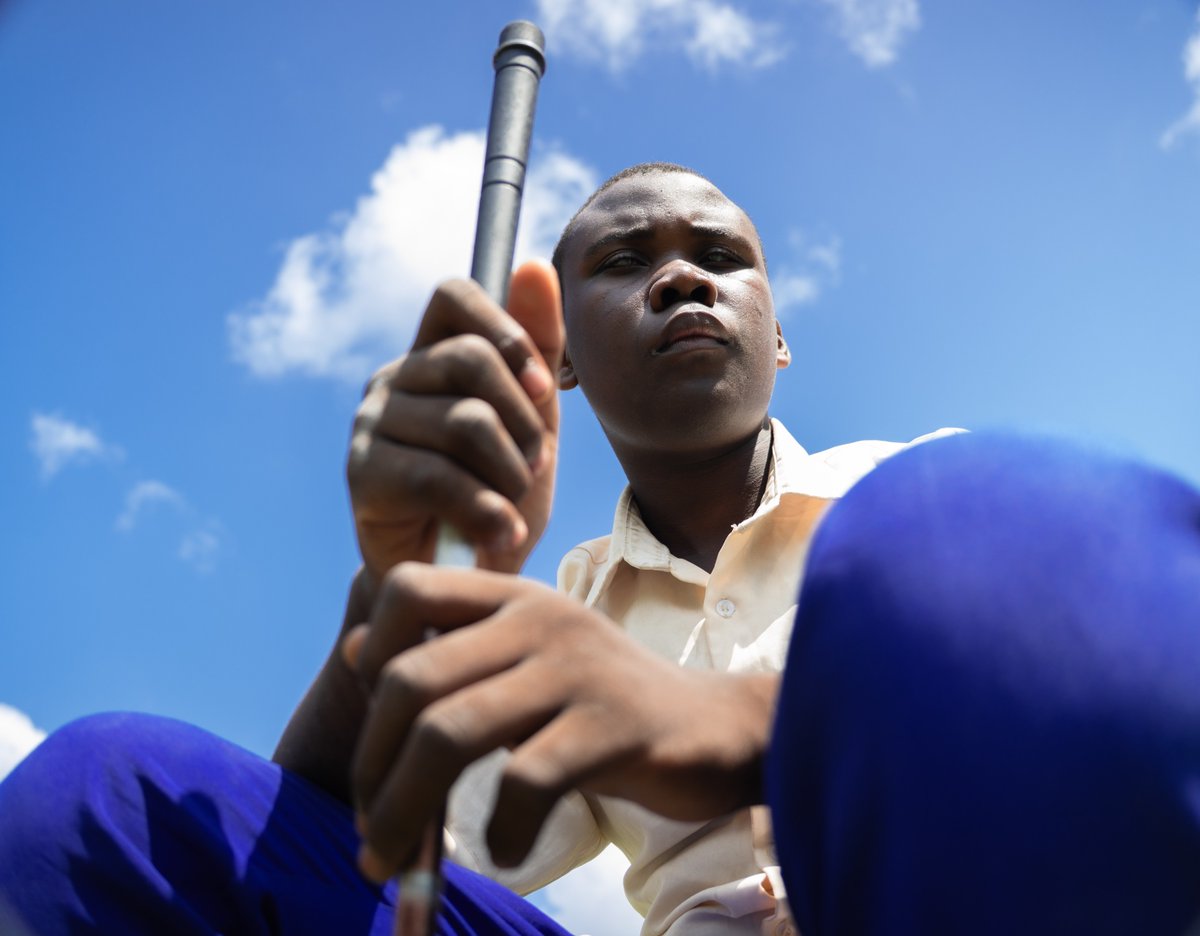 Meet 16-year-old Aliasa from Pemba! 🌊 Despite his visual impairment, he shines and loves swimming. With support from family and friends, he feels included and valued. Today, we celebrate Aliasa and all children living with disabilities. #ForEveryChild, inclusion. #IDPD2025