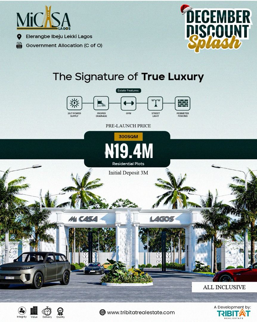 IdealLagos's tweet photo. 🏠 300SQM – ₦21.2M | Initial Deposit ₦3M
🏡 500SQM – ₦35M | Initial Deposit ₦5M
🏢 1000SQM (Commercial) – ₦80M | Initial Deposit ₦10M

And yes, it’s all-inclusive , no hidden charges, just what you see.

For further enquiries call/DM 07065973881
#InvestSmart 
#ideal_realtor https://t.co/APHWBm2Y4W