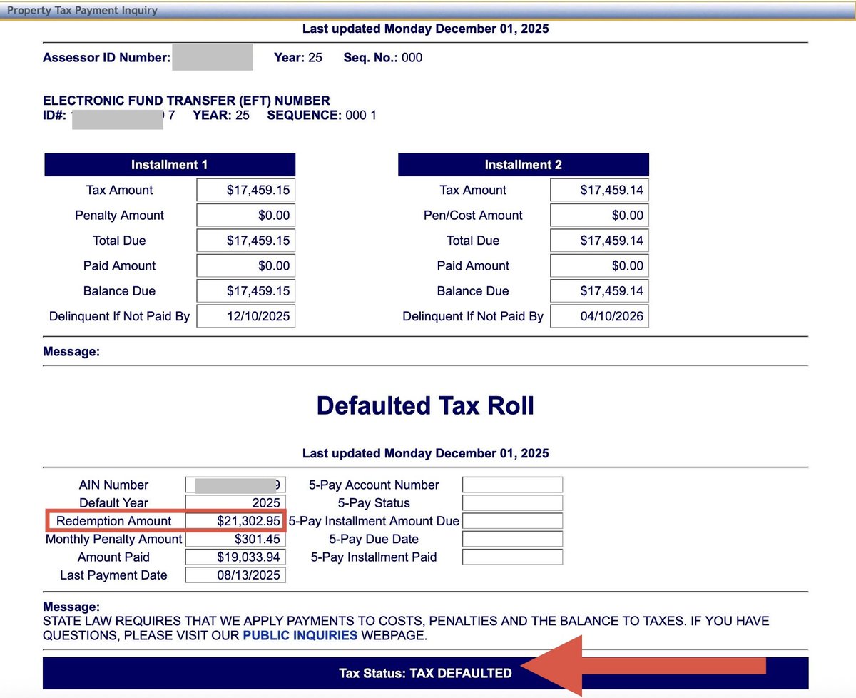 LauraLoomer's tweet image. Representative Maxine Waters @RepMaxineWaters from California&apos;s 43rd congressional district and the ranking member of the House Financial Services Committee, is reportedly delinquent on property taxes for her multimillion-dollar Los Angeles, California mansion. 

As of December…