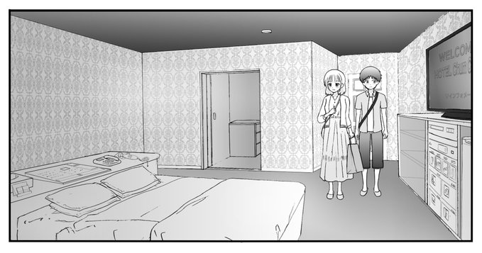 【TS1秒前合同小話⑧】
背景、すごーーく苦手なんだけど、
描いてた時期、コマの見せ方とか視線の集め方とか、本読んで勉強してた時期だったので、そのつもりで頑張ったコマがあったり…(パース狂って最後は妥協したけど)

背景って視線集める有効な手段なんだという気づきを得た作品でした😌
#TSF 