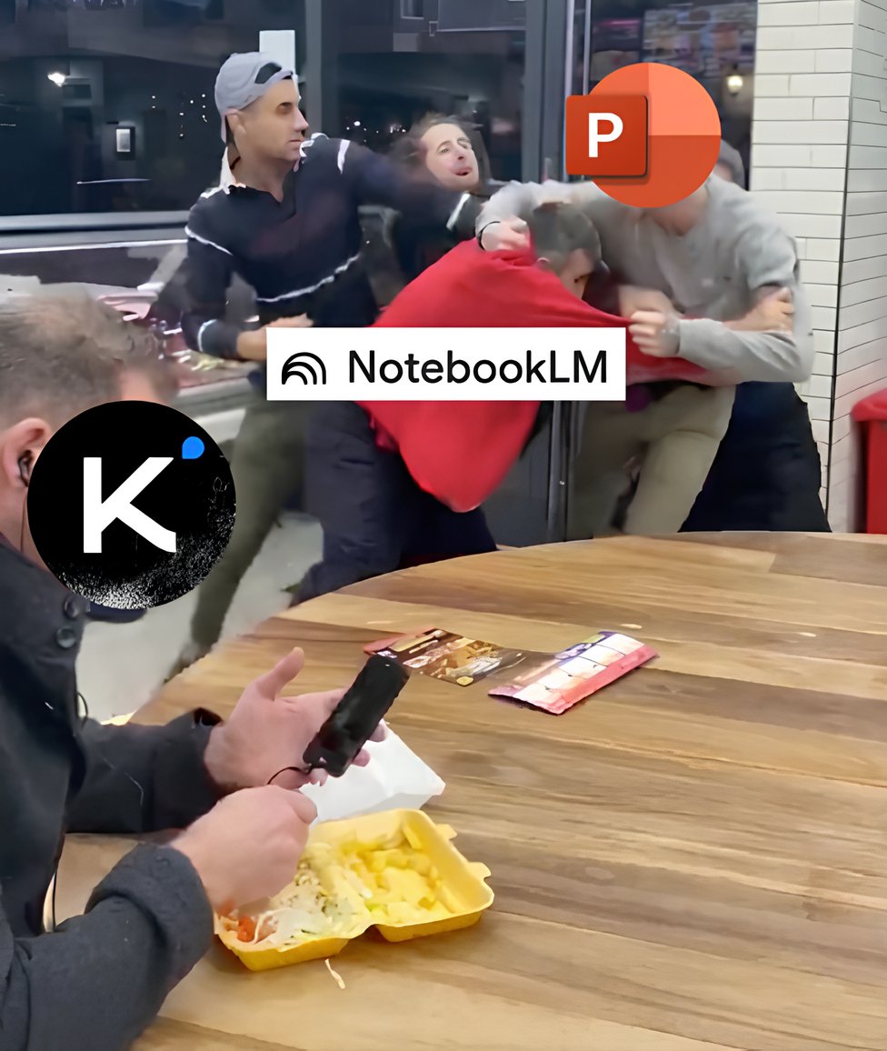 alifcoder's tweet image. Kimi just cooked the whole PowerPoint ecosystem...

no longer need to grind 10 hours+ on slides &amp;amp; don’t need a $50k consultant to do it for you.

Kimi just dropped agentic slides, powered by Nano Banana Pro, and it goes HARD.

Here’s the diff with classic PowerPoint and…