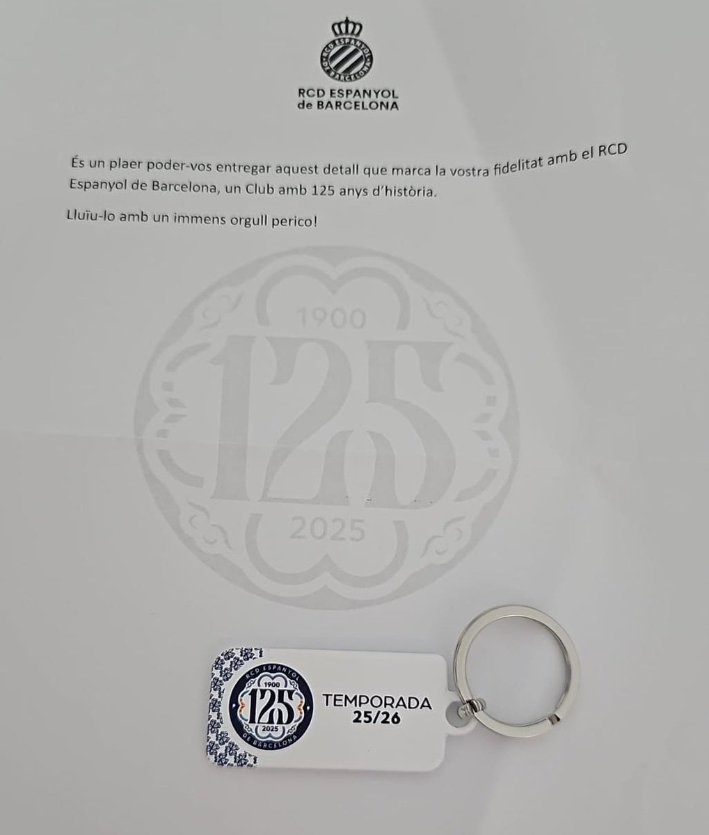 Algo más tarde de lo esperado pero aquí está el llavero conmemorativo 🤪🤍💙