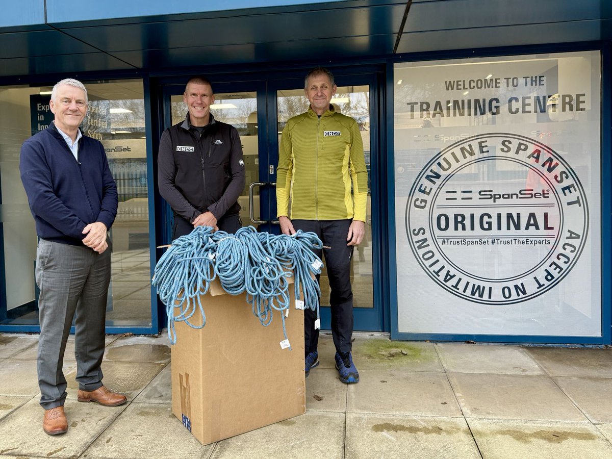 After a really useful intro at <a href="/HiddenEarthUK/">Hidden Earth</a>, we were delighted to be contacted by <a href="/spansetuk/">SpanSet UK</a>  with an extremely generous offer of some rope to support our training workshops, plus the offer to use their  facilities. 

A massive thank you! 😍

Read more: cncc.org.uk/article/spanse…