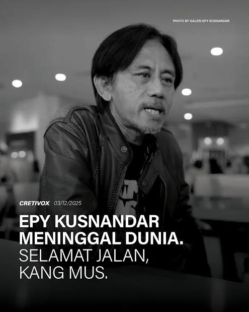 Velix turut berduka cita sedalam-dalamnya atas kepergian Kang Epy Kusnandar. 🤍
Terima kasih atas karya, tawa, dan sosok hangat yang sudah menemani banyak orang.

Semoga almarhum tenang di sisi-Nya dan keluarga diberi kekuatan. Selamat jalan, Kang Mus. 🙏🏻

Source: cretivox #rip