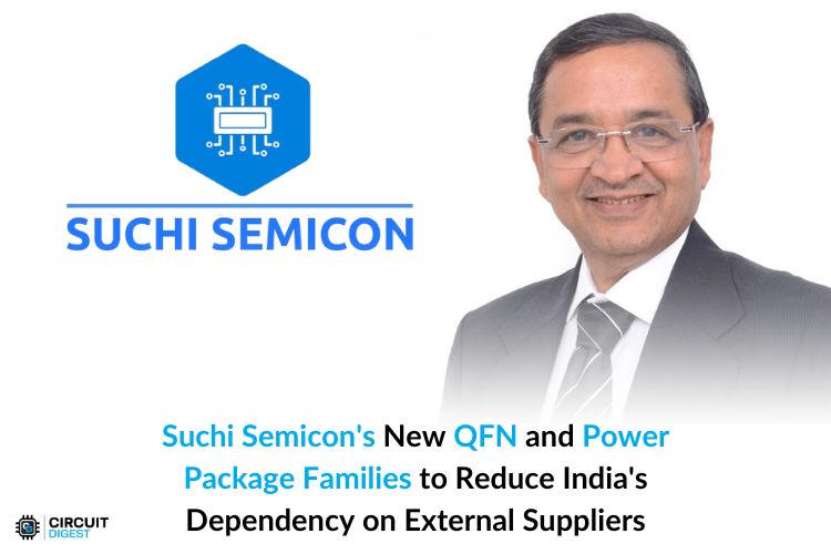 CircuitDigest's tweet image. Suchi Semicon has introduced new QFN (QFN, uQFN, DFN, XFN) and Power Package (DPAK, TO-series, IPAK) families.
Read More - circuitdigest.com/news/suchi-sem…

#TechNews #ProductNews #Semiconductors #Electronics