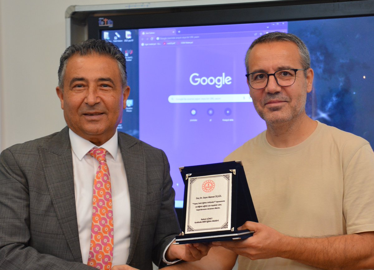 Millî Eğitim Müdürlüğü ile Kırıkkale Üniversitesi iş birliğinde öğretmenlere yönelik düzenlenen yapay zekâ eğitimleri devam ediyor.