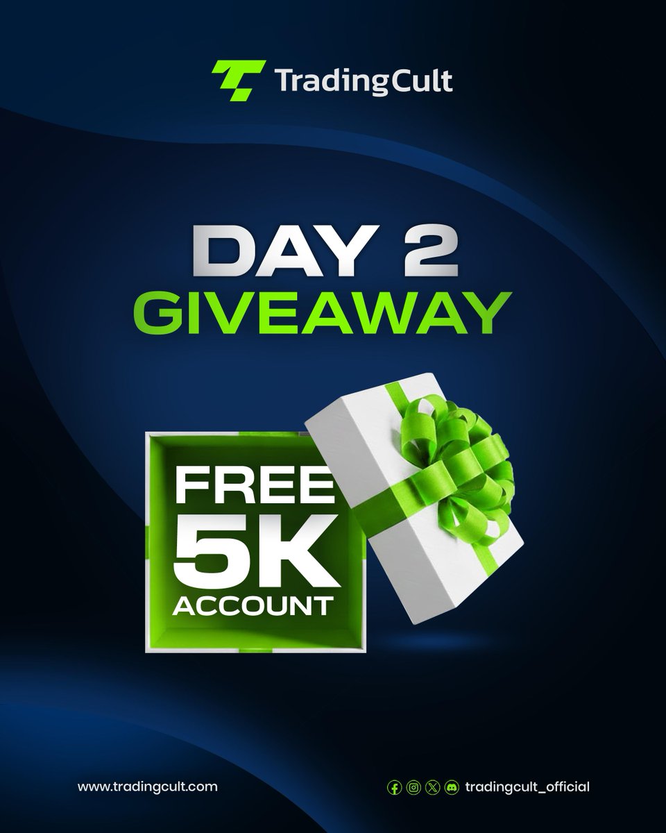 trading_cult's tweet photo. 🎉 Day 2 Giveaway Winners! 🎉
Congrats to our 3 winners from the Christmas Giveaway — you just secured a 5K account, and your gifts are on the way! 📅🔥 @dam50657 @Jessicapal19351 @karimnjoyaa 

Didn’t win this time? No worries… YOU can still win next!
Post your trades, tag us, or use #tradingcult for a chance to be tomorrow’s winner. 🚀💸

Let’s see those charts! 📈✨