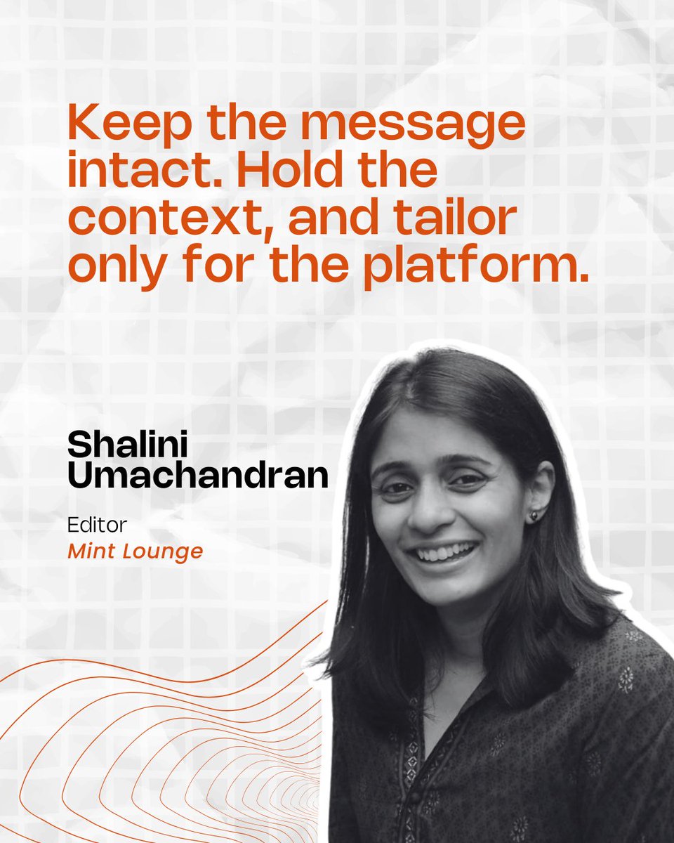 OnPurposeComms's tweet photo. Three perspectives. One shared truth: stories in the digital era are shaped by visibility, intention and clarity.

At GHCI 2025, @Priyeah13 @kasturipaladhi and @shalinimb reflected on how algorithms, platforms and messaging guide which narratives rise and which get left behind. https://t.co/IXFAptQhi7