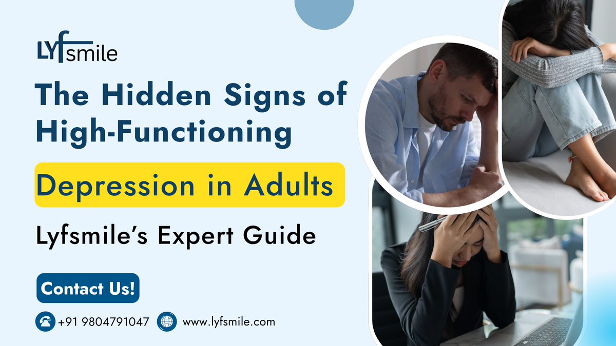 raghavmanjitwal's tweet photo. The most confident, hardworking, smiling people may be the ones hurting the most.
These are the hidden signs of High-Functioning Depression—often unseen, often misunderstood.
Check on your “strong” friends today. 💛
#HighFunctioningDepression #MentalHealthSupport https://t.co/Iqjhn9JXyz