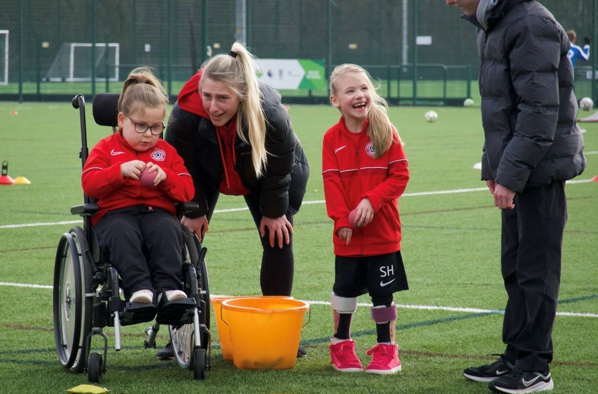 Cheshire_FA's tweet photo. International Day of Persons with Disabilities.

Today, we recognise the impact of disability football in creating inclusive opportunities for everyone to enjoy football. Numerous volunteers dedicate their time to provide inclusive opportunities for disabled players.
#ThankYou https://t.co/QLSkza7pj0