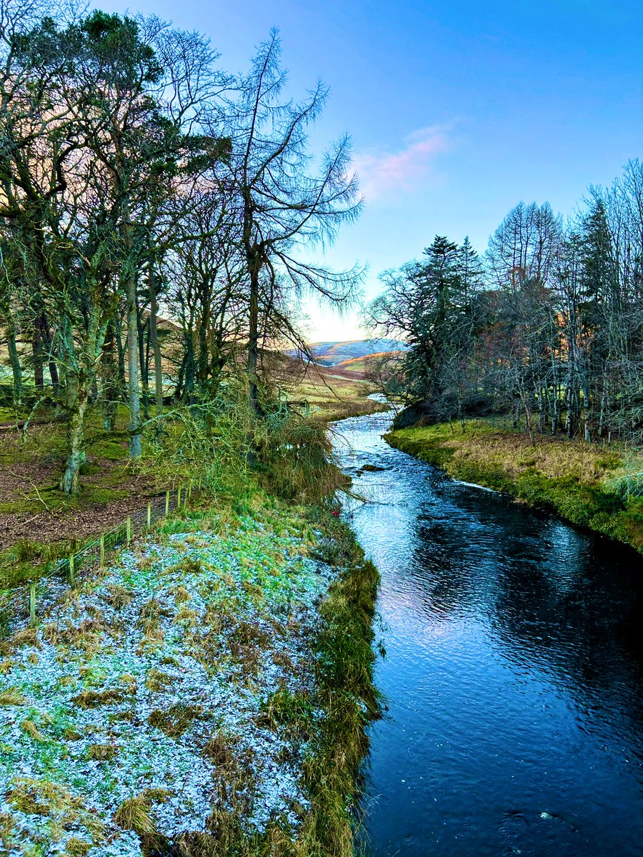 LStewart_books's tweet image. Start of winter in the Scottish Borders