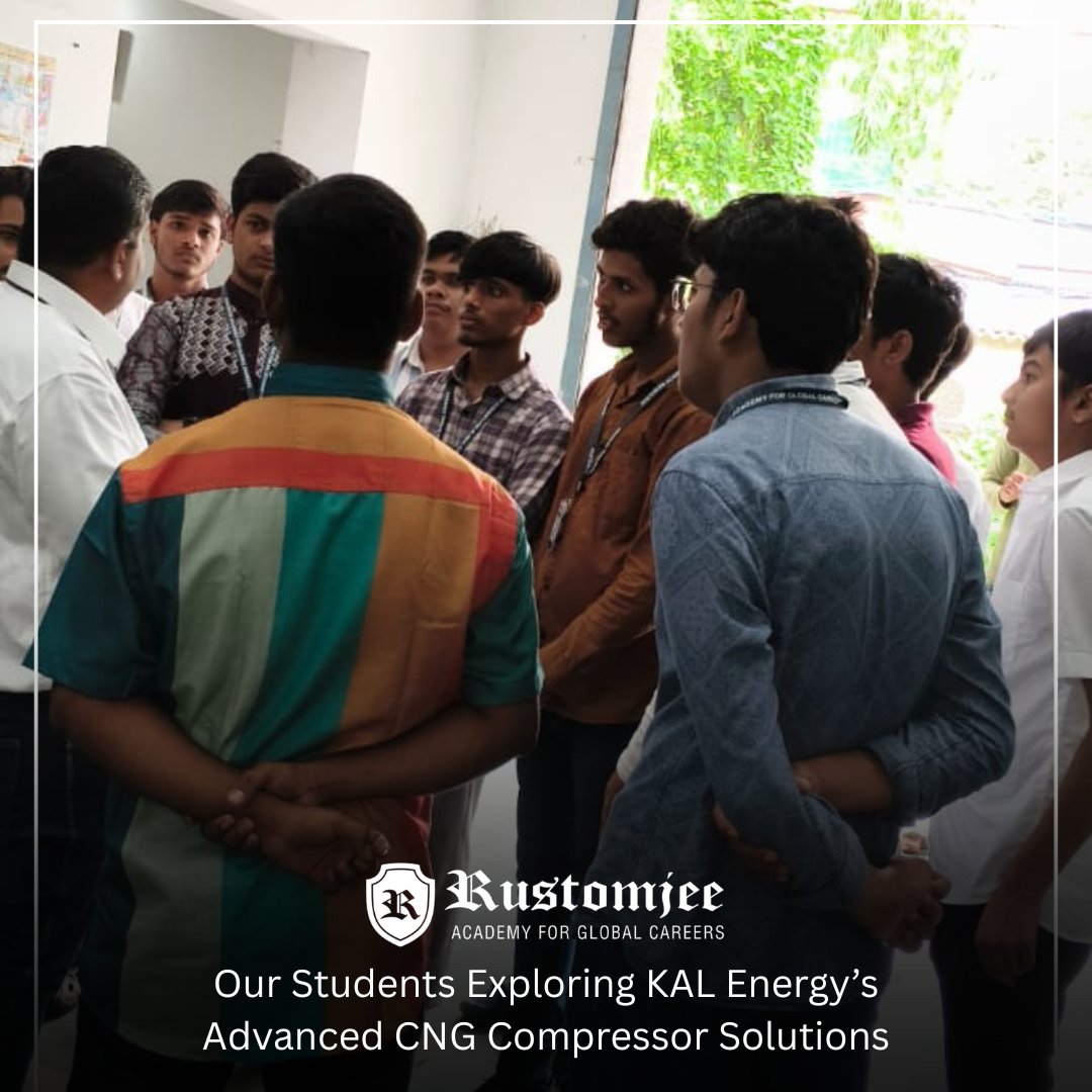 ragcmumbai's tweet photo. Our students had an exciting and insightful visit to KAL Energy, a leading name in high-performance CNG compressor technology designed for both industrial and fuel applications. This visit offered them a real-time understanding of how modern CNG systems operate and the innovation https://t.co/cEM83ljE1E
