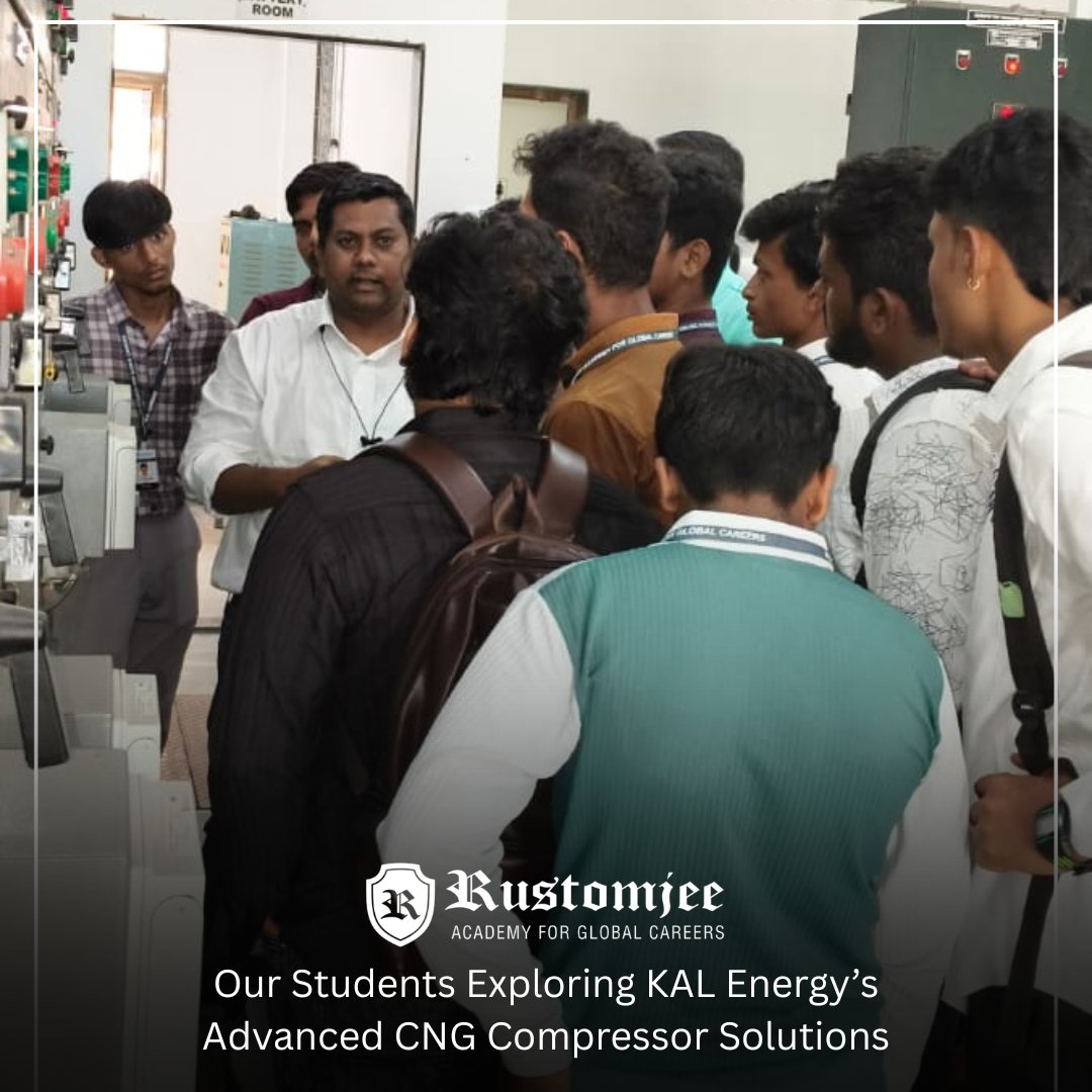 ragcmumbai's tweet photo. Our students had an exciting and insightful visit to KAL Energy, a leading name in high-performance CNG compressor technology designed for both industrial and fuel applications. This visit offered them a real-time understanding of how modern CNG systems operate and the innovation https://t.co/cEM83ljE1E