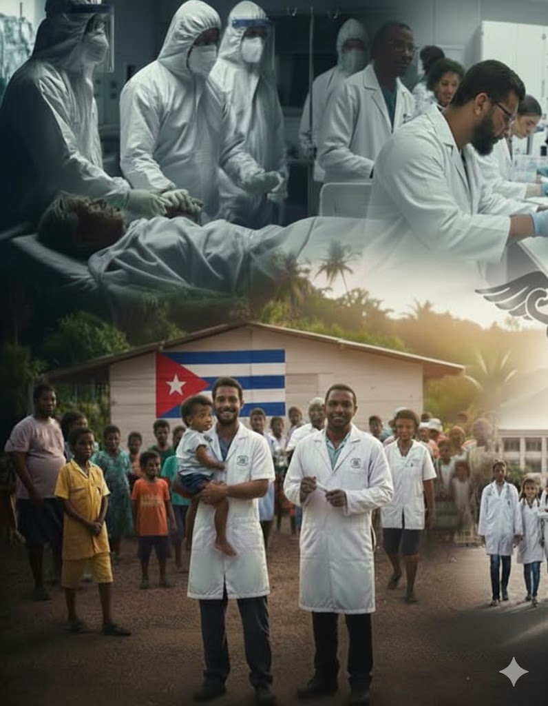 cubacooperaven's tweet photo. Hoy, honramos al personal de salud cubano: una fuerza comprometida con la Patria y el humanismo.
Fueron el escudo en la COVID-19 y son el motor de las Brigadas Médicas. Su entrega honra el legado de Fidel Castro: la salud como derecho y la solidaridad sin fronteras.
¡Feliz Día! https://t.co/j9K3WJb19F