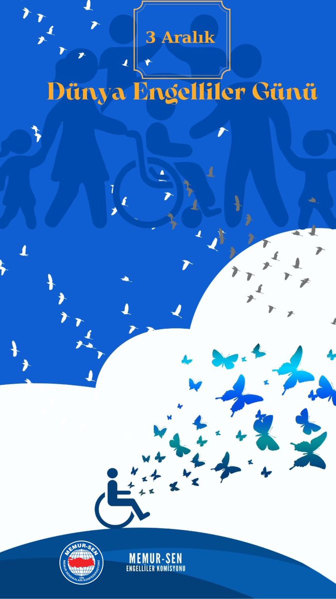 3 Aralık Dünya Engelliler Günü münasebetiyle engelli bireylerimizin hak ve onur mücadelesine dikkat çekiyor; bu anlamlı günün, toplumsal farkındalığın artırılmasına ve zihinlerdeki engellerin aşılmasına vesile olmasını diliyoruz. En büyük engelin, fiziksel kısıtlamalar değil,