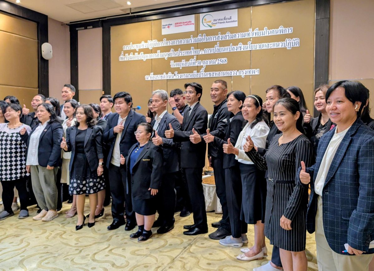 AusAmbASEAN's tweet photo. On International Day of Persons with Disabilities, 🇦🇺 reaffirms our support for @ASEAN's vision of an inclusive and accessible region, including through the work of our #Aus4ASEAN Futures, #TRIANGLEinASEAN and #ASEANACT programs.

🔗https://t.co/LmZaPyPp4U

#IDPD #IDPD2025 https://t.co/vn8EIdBM1D
