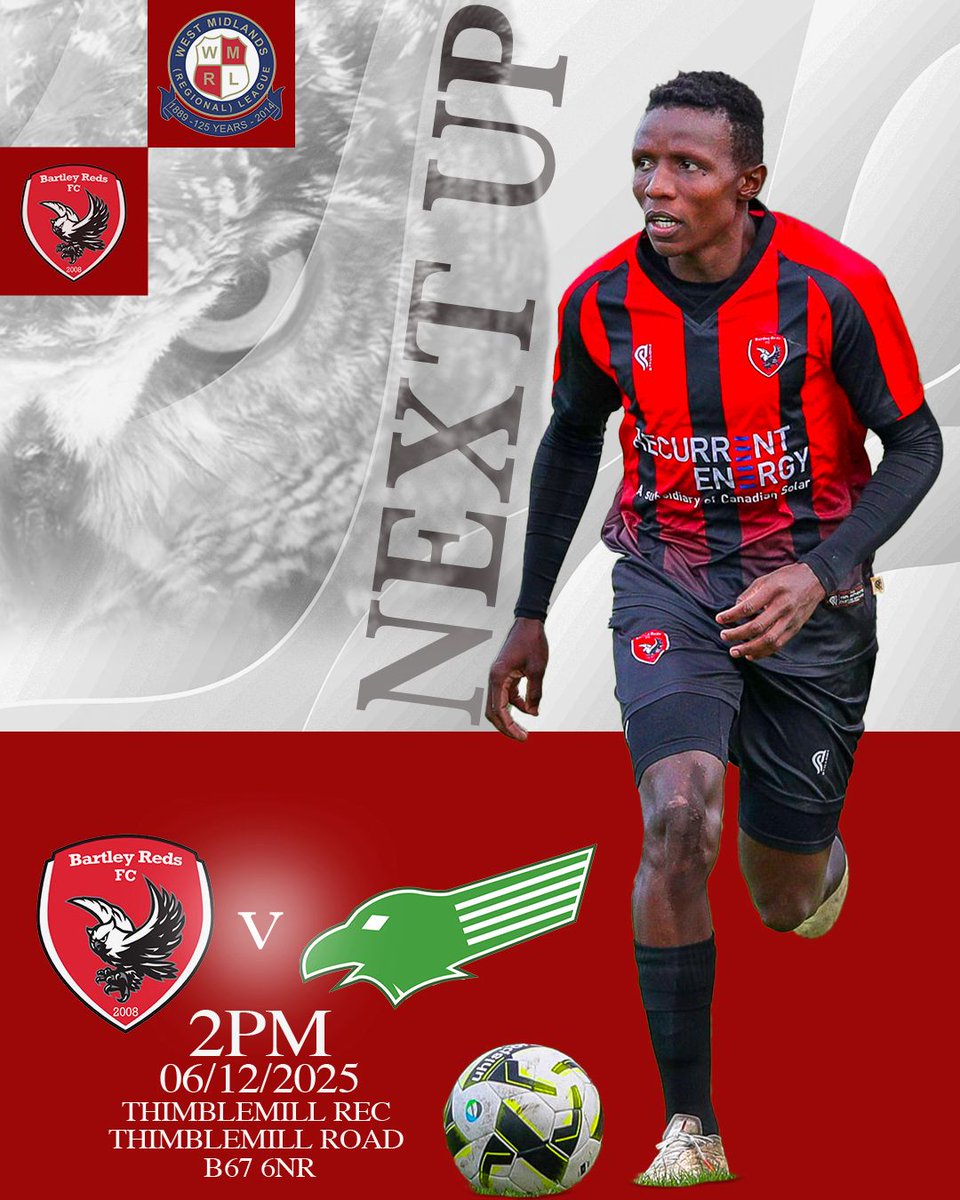 First Up in December...

We host kewford, a goal fest last time out in a 5-3 win for the reds, let's hope we can collect the 3pts again and start pushing up the table.

UTFR FTR 🟥⬛