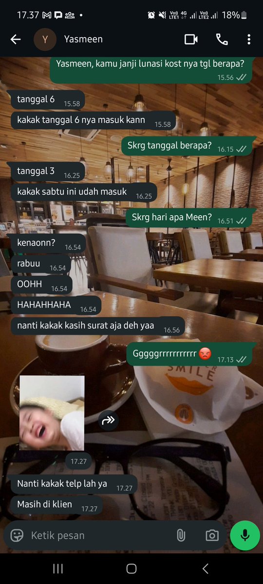 Gak yg kecil, gak yg besar, sama. 🤦‍♂️
Tingkah laku Gen Z