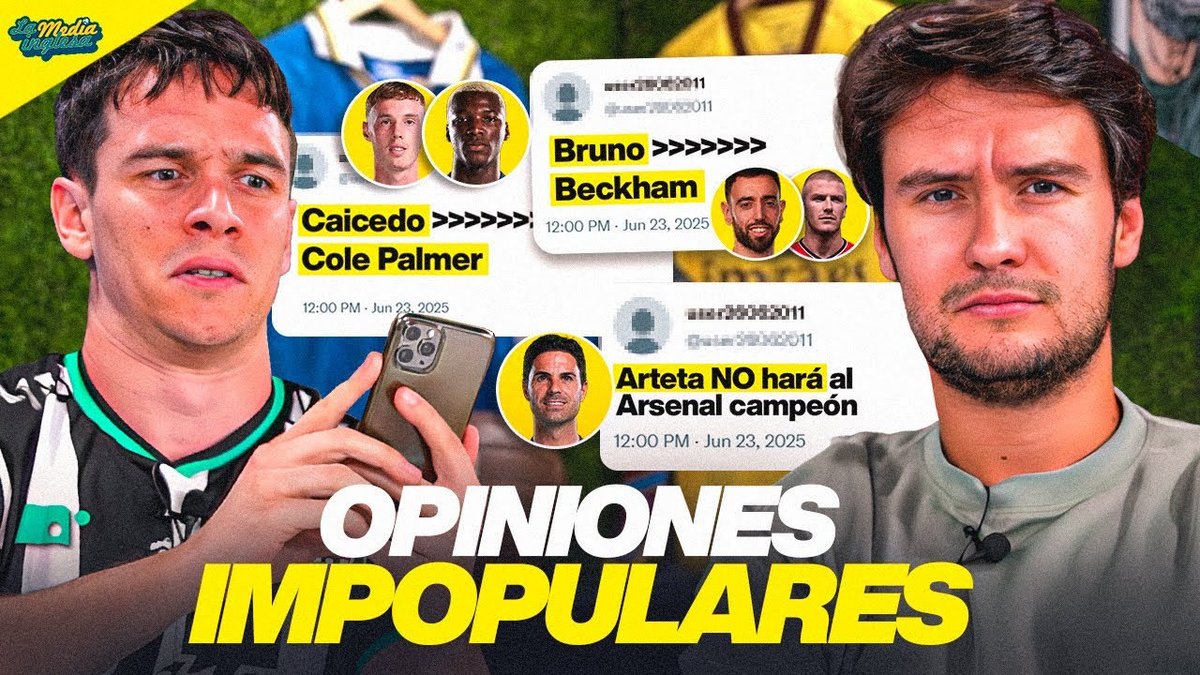 ⁉️ Semanita de opiniones impopulares

Es vuestro momento para dar vuestra opinión y que reaccionemos a ella, ya sabéis que esperamos las opiniones más locas.

¡Ahora os toca a vosotros!
Os leemos