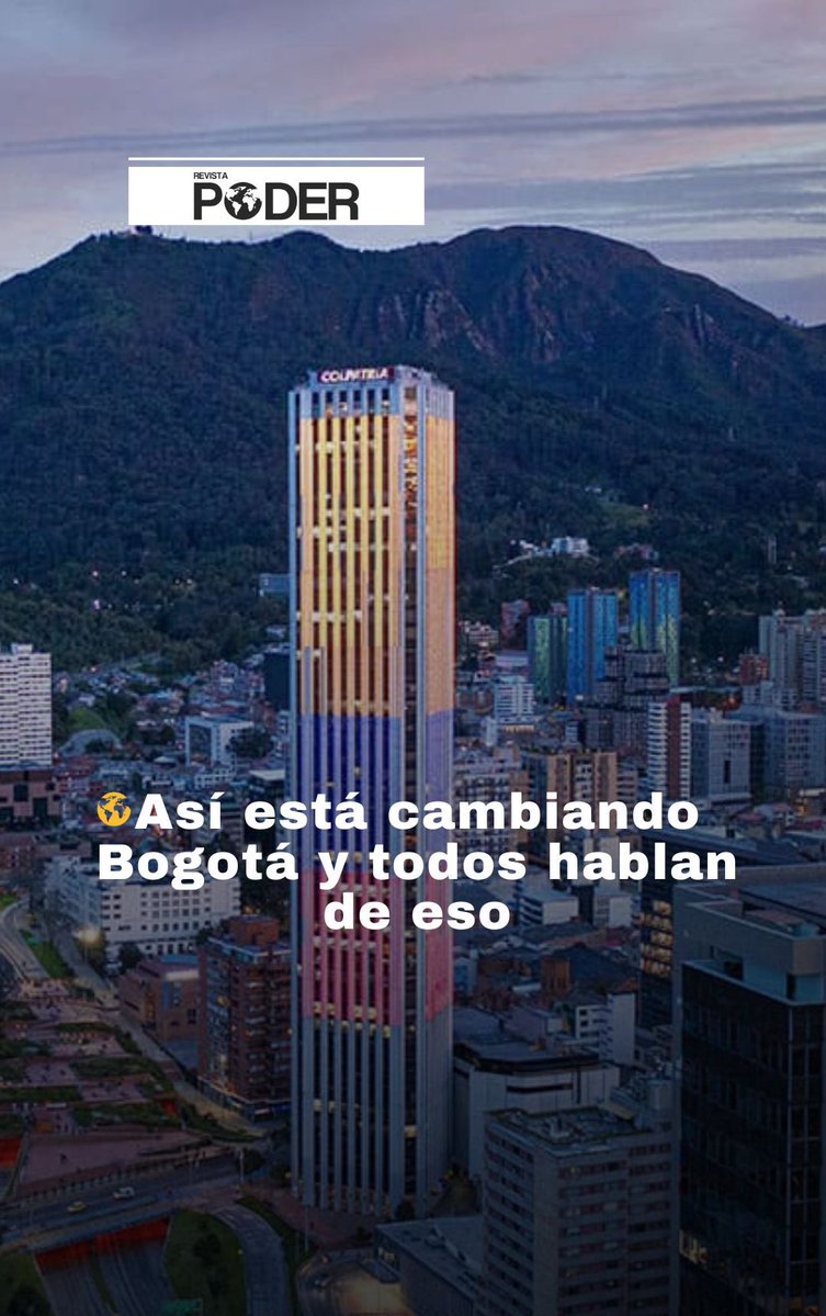 RevistaPODERcol's tweet image. #noticiasbogota/Bogotá está en el centro de la conversación: obras que avanzan, decisiones que generan debate y una ciudad que cambia a toda velocidad. ¿Qué está pasando y por qué todos hablan de la capital? Aquí te contamos.#NoticiasPoder #revistapoder