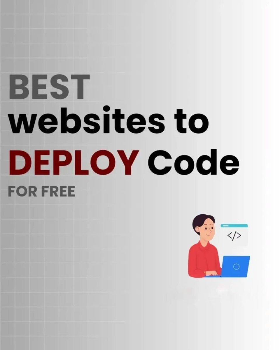 11xcoder's tweet image. 🚀 Launch Your Code for Free!

Ready to take your web projects live without breaking the bank? Discover the top free hosting services that make continuous deployment and static hosting easy! Swipe through! 👇

#FreeHosting #WebDevTools #CodeDeployment #Serverless #Developer