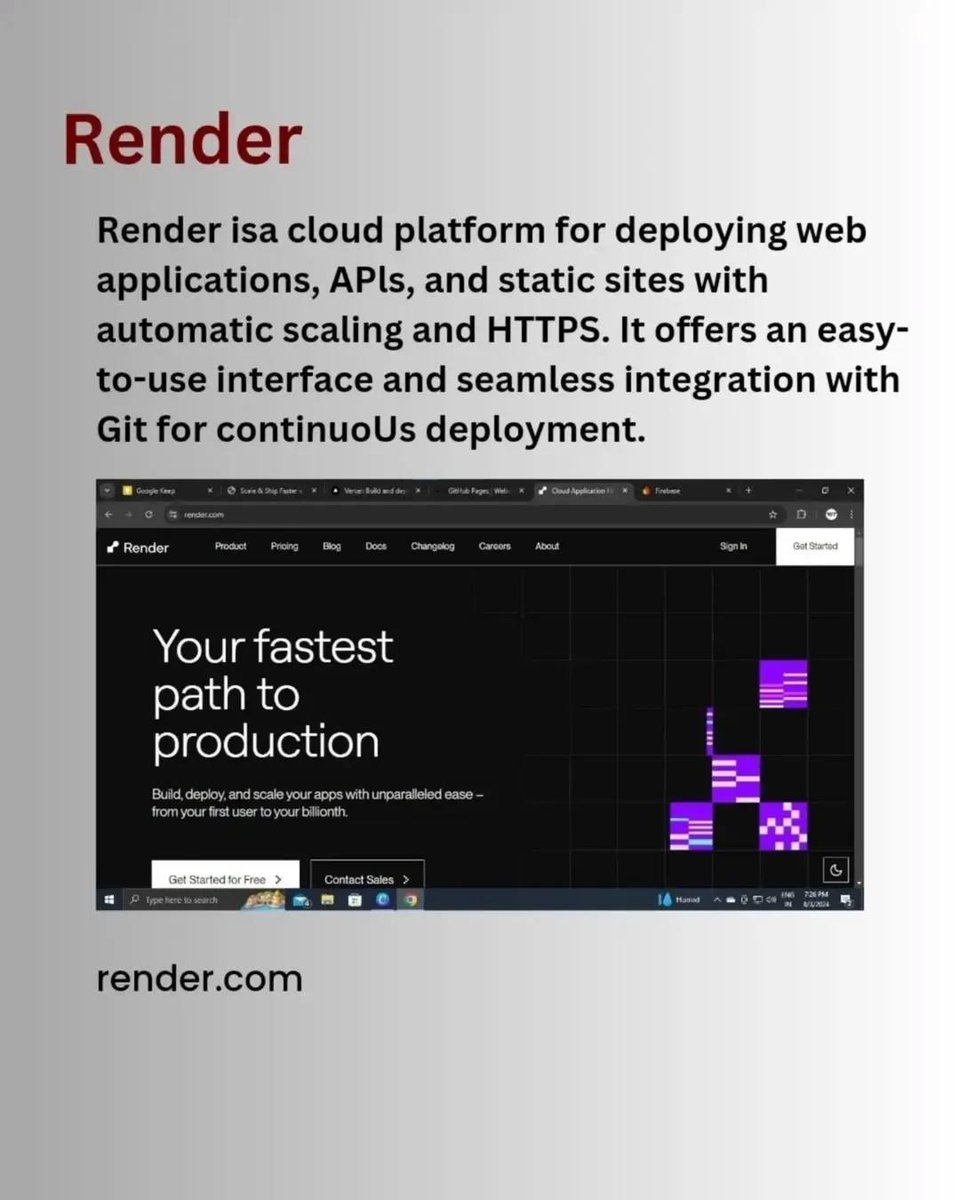 11xcoder's tweet image. 🚀 Launch Your Code for Free!

Ready to take your web projects live without breaking the bank? Discover the top free hosting services that make continuous deployment and static hosting easy! Swipe through! 👇

#FreeHosting #WebDevTools #CodeDeployment #Serverless #Developer