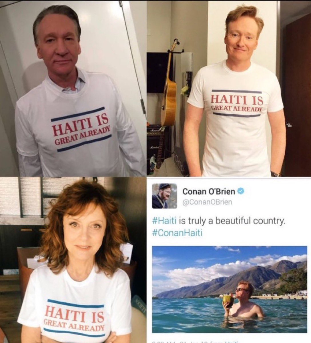 C_3C_3's tweet image. Every celebrity in Hollywood is about to tell us how important Somalians are for America and how great Somalia is without being able to tell us one positive thing they do for America and never going to Somalia.

Wait for it.

Remember how great Haiti was?

Every single time.