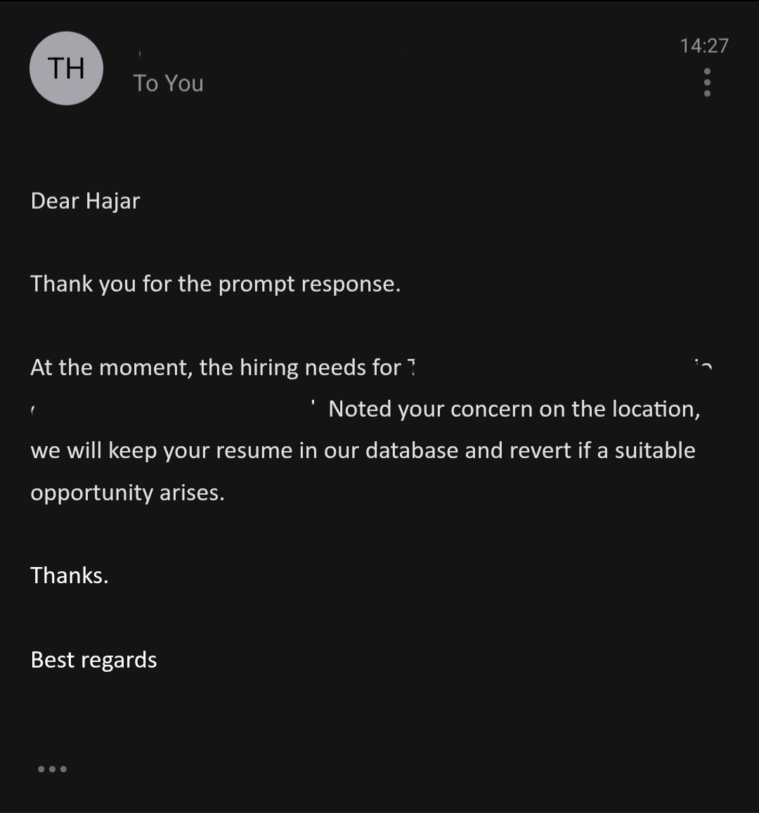 hajbilly's tweet photo. I've put too much high hopes in finding a new job and I get disappointed over and over again. It's like I'm prone to receive it every single time. Sigh. https://t.co/Bh7Mdm7NdE