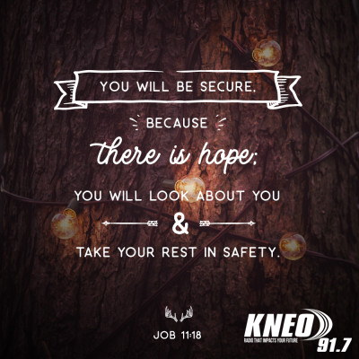 In every situation, trust in God.