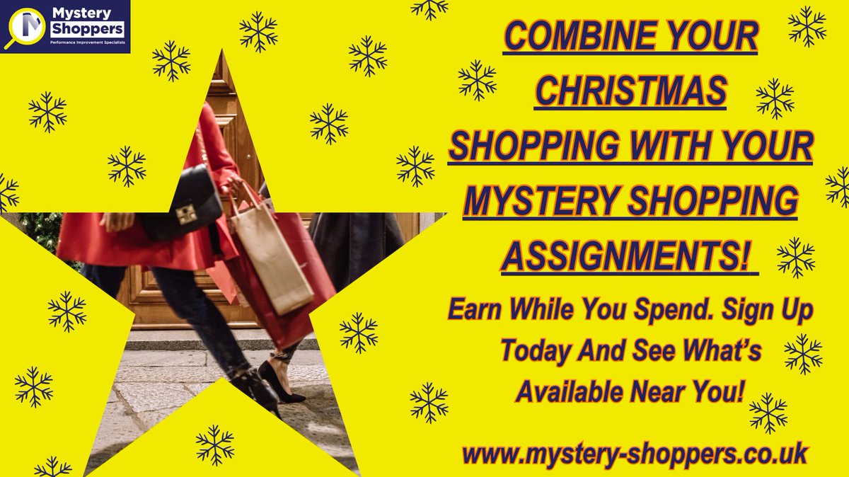 🎄 Out Christmas shopping? Why not earn while you shop? Complete mystery shopping assignments while visiting stores and get a shopper fee for your feedback! 🛍️

Sign up at mystery-shoppers.co.uk

#mysteryshopping #sidehustle #ukjobs