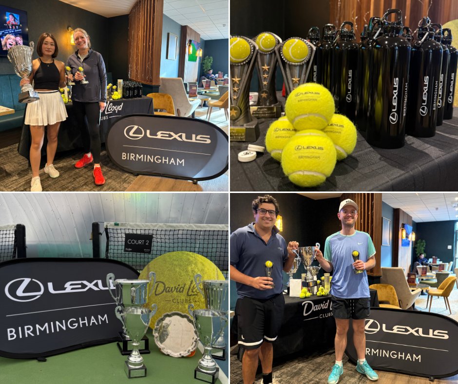 We were thrilled to sponsor the annual Tennis Club Championships at David Lloyd Lichfield.

Well done to everyone who took part and huge congratulations to this year's champions! 

#DavidLloydLichfield #LexusBirmingham #TennisClubChampionships #Tennis #Lexus
