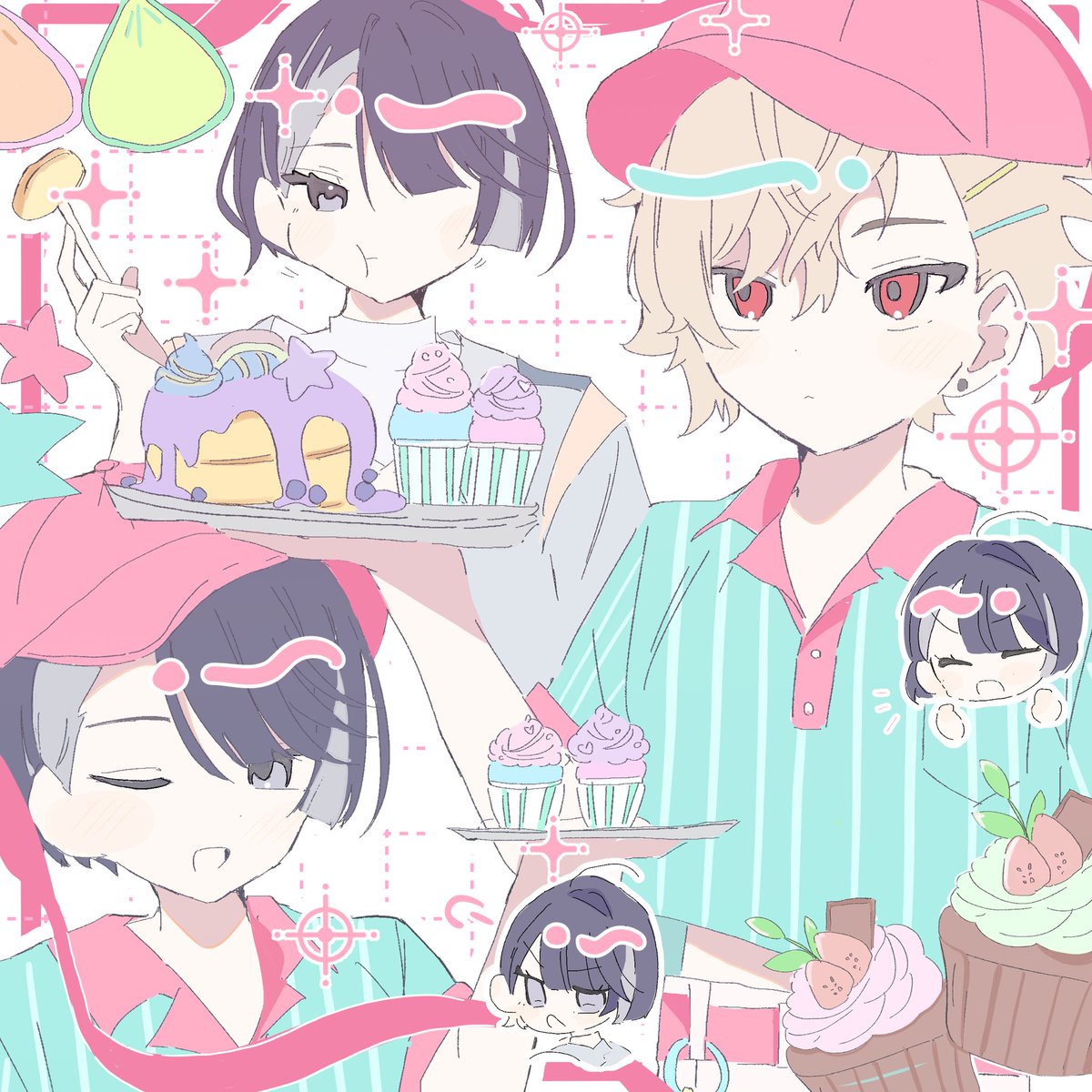 hitori_000111's tweet photo. ダイナー✖️🚀🍫 https://t.co/uO02BfjEcL
