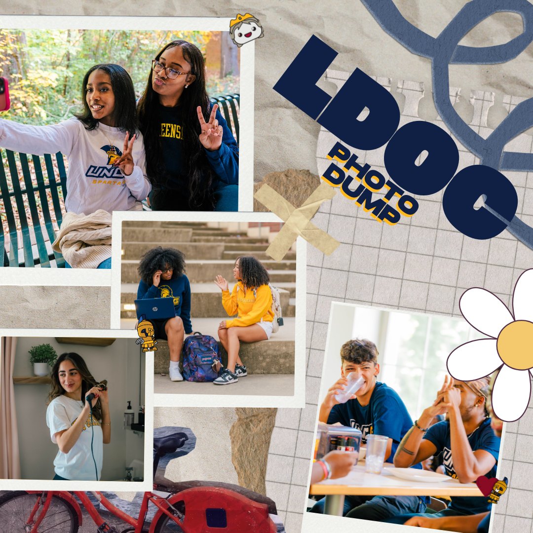 🎉💙 Happy #LDOC 💛🎉
You made it  the Last Day of Classes is here! 📚✨
Take a moment to celebrate how far you’ve come this semester, then get ready to tackle finals.

#UNCG #SpartanPride #CollegeLife #EndOfSemester #StudentLife #FinalsPrep #CampusVibes #StudyMotivation