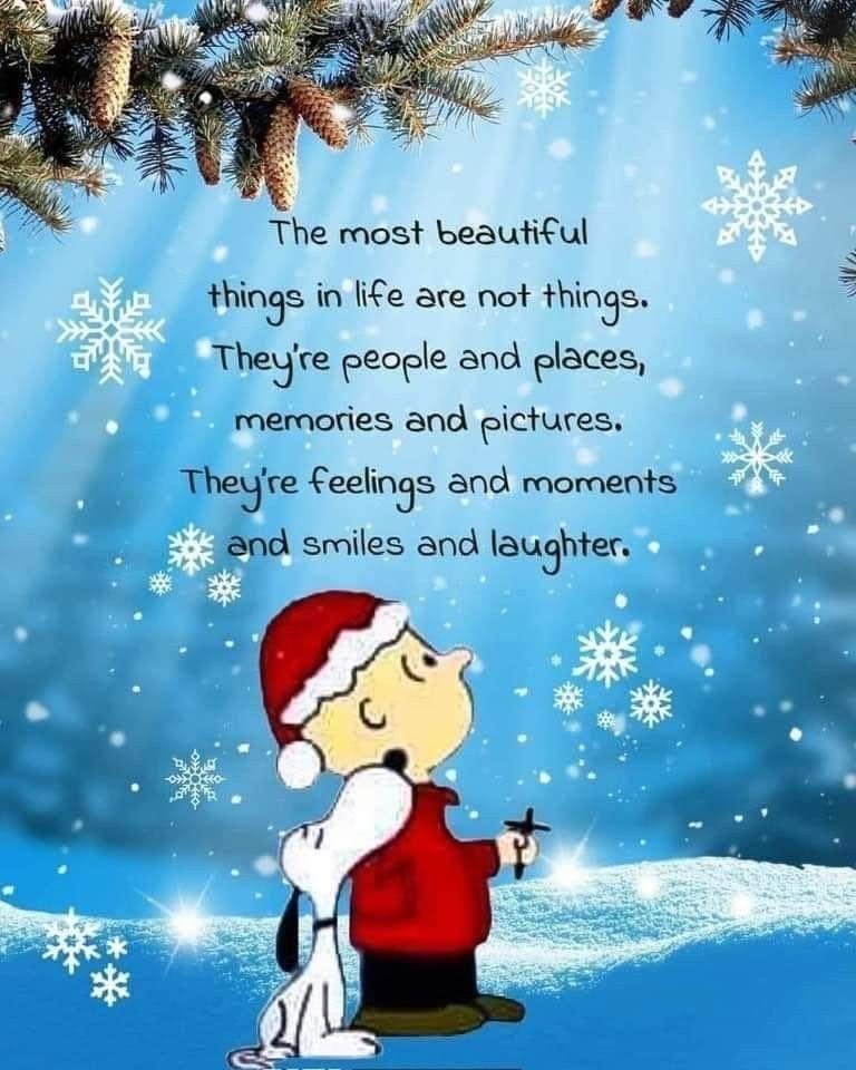 The most beautiful things in life are not things.
They're people and places, memories and pictures.
They're feelings and moments and smiles and laughter.