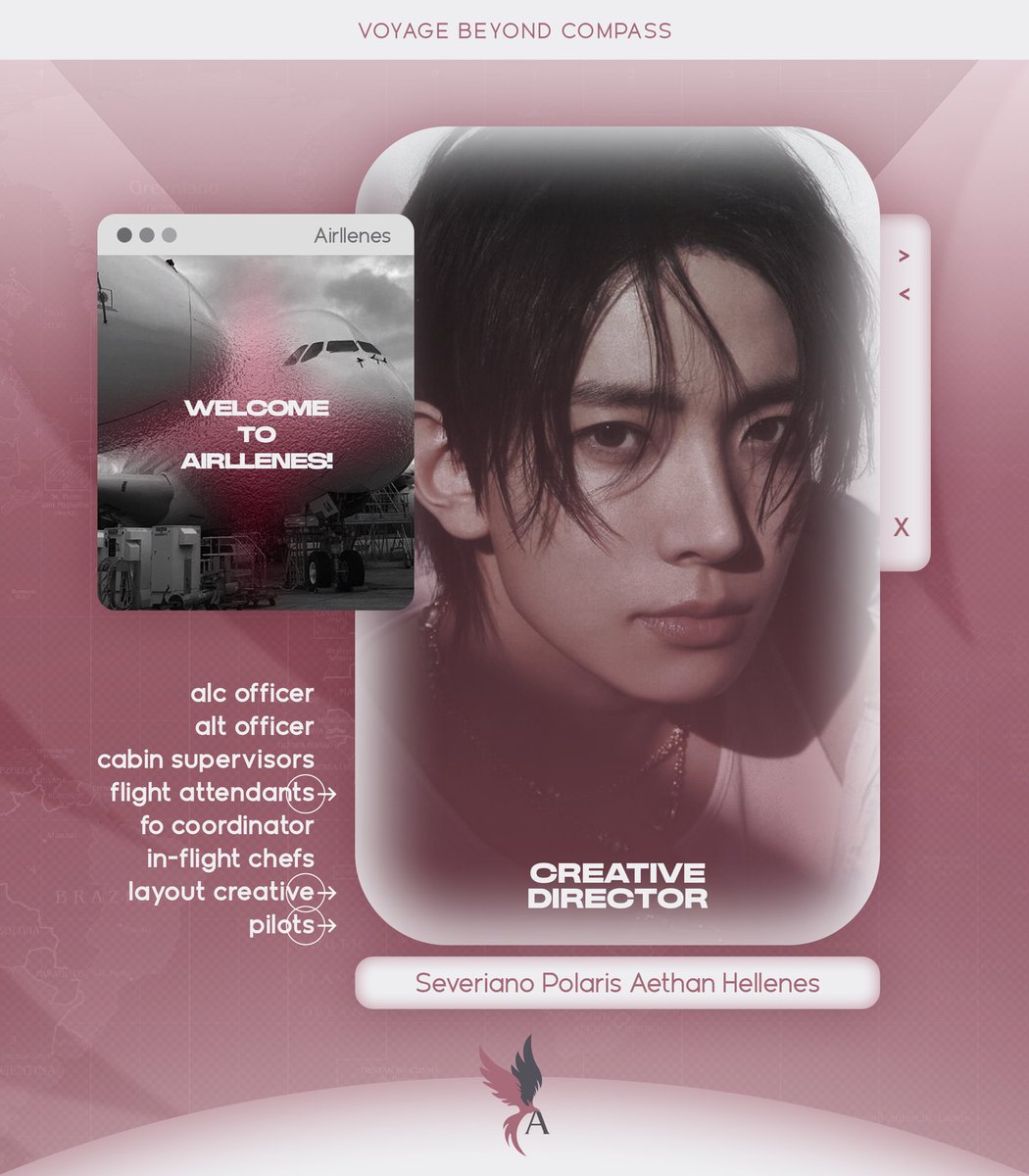 iskobff's tweet image. ㅤ 

        Braving the skies one flight at
        a time. SEVERIANO, driven
        to soar with AIRLLENES.

         #VoyageBeyondCompass
         #BATCH_τρία
         #HellonesSEV

͏