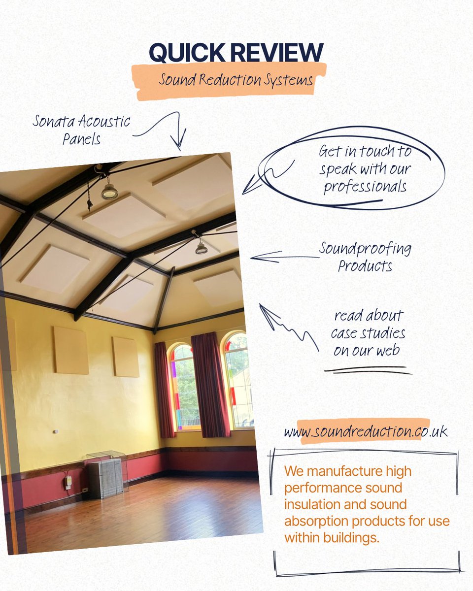 Every workspace and home deserves an environment that promotes focus and comfort. Our sound reduction systems reduce noise, improve acoustics, and create spaces where people can thrive.

#SoundReduction #AcousticSolutions #QuietSpaces #NoiseControl