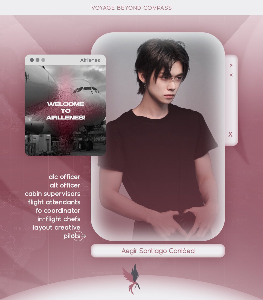 asternovarchvs's tweet image. ㅤ 

        Braving the skies one flight at
        a time. SANTIAGO CONLÁED,
        driven to soar with AIRLLENES.

          #VoyageBeyondCompass
          #BATCH_τρία
          #HellonesSANTIAGO

‌