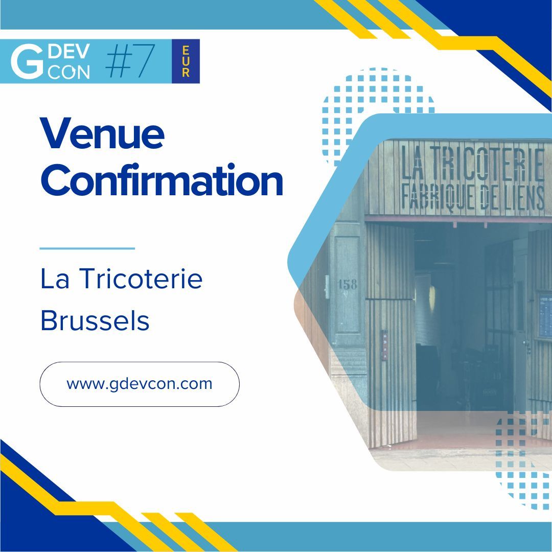 GDevConference's tweet image. Exciting news! GDevCon#7 is coming to La Tricoterie, Brussels - a vibrant social innovation space that perfectly reflects our community-driven spirit.
📅 22–24 Sept 2026
More info: gdevcon.com
#GDevCon #LabVIEW #LabVIEWfriends #graphicalprogramming