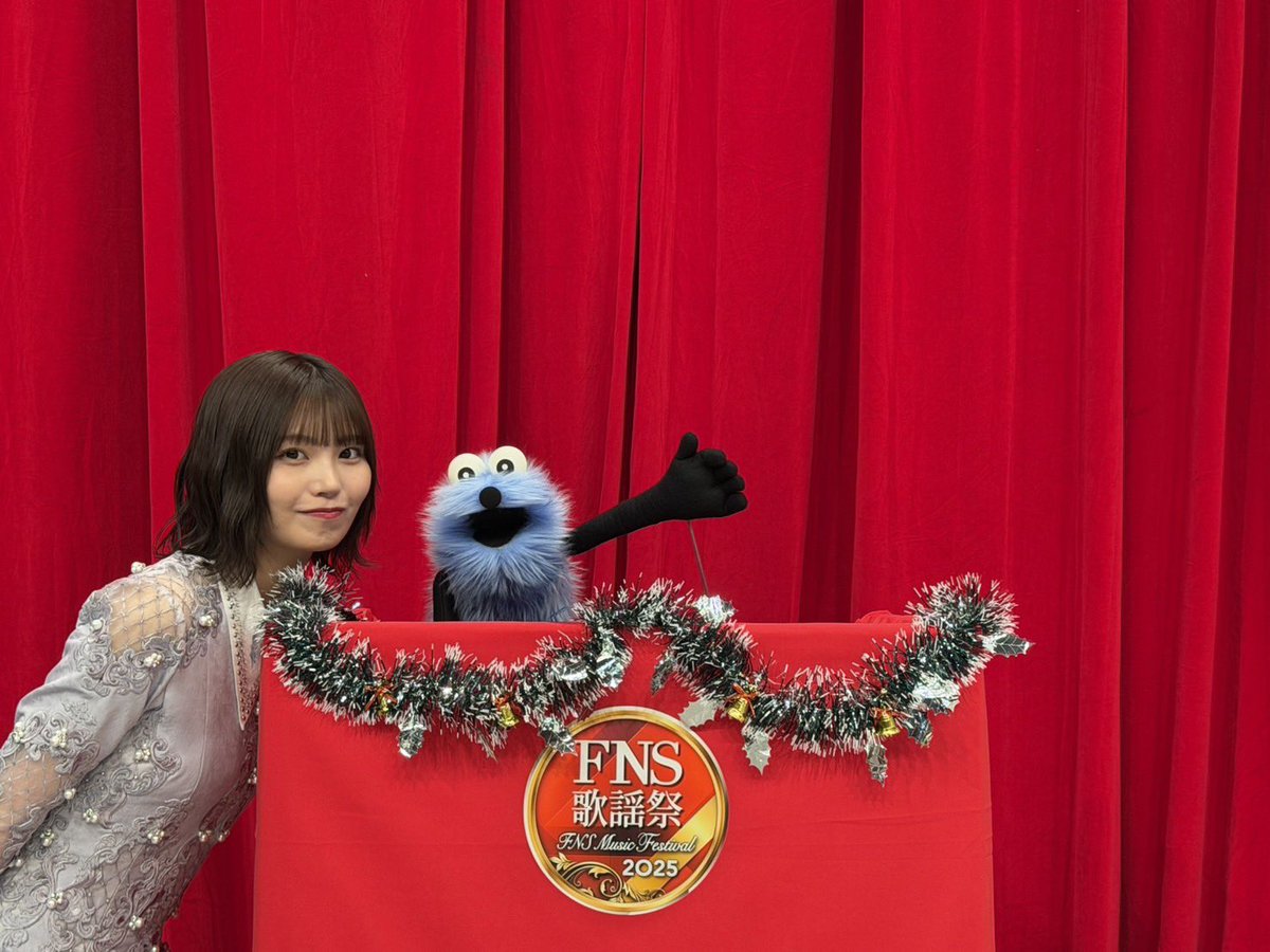 nogizaka46's tweet image. 小泉遥香さん(超ときめき♡宣伝部)と月足天音さん(FRUITS ZIPPER)と一緒に披露した「年下の男の子」、ご覧頂きありがとうございました！✨
裏ではスンスンとも仲良くさせてもらいました☺️

fujitv.co.jp/FNS/
#FNS歌謡祭
#パペットスンスン
#中西アルノ
#乃木坂46