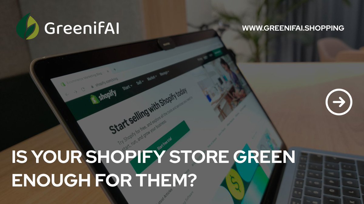 GreenifAI's tweet image. 62% of #GenZ only buy from green brands. Is your #ShopifyStore green enough?
#GreenifAI provides the sustainability widgets &amp;amp; carbon footprint labels to make your store their choice.
Don't miss the next generation of buyers. 🔗 greenifai.shopping 
#EcommerceOpportunity