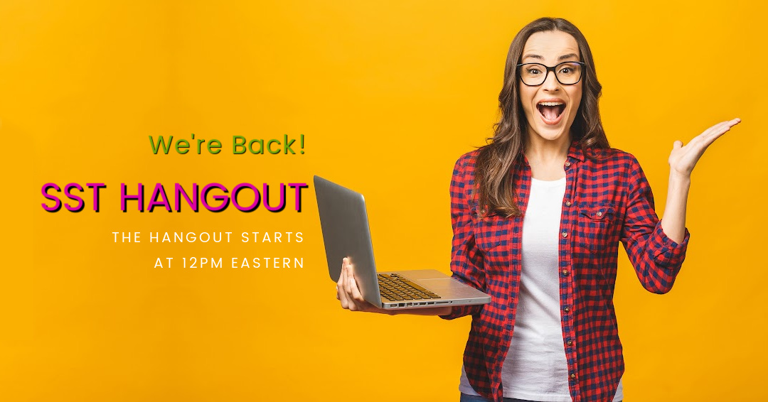 SeriouslySmartT's tweet photo. 🎉 We’re back and better than ever! Join us today at 12 noon Eastern for the SST Hangout! 🌟 Log in now at https://t.co/kI6ruSiB06 and connect with our amazing community. Don’t miss out on the fun—the SST Hangout is for YOU! 💬 #SSTHangout #BiofeedbackTraining https://t.co/etZ2P3WpU9