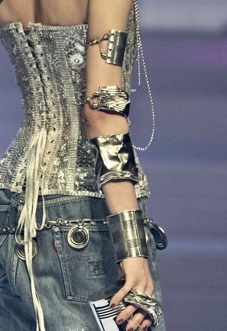 Detail view of Jean Paul Gaultier spring/summer 2020
