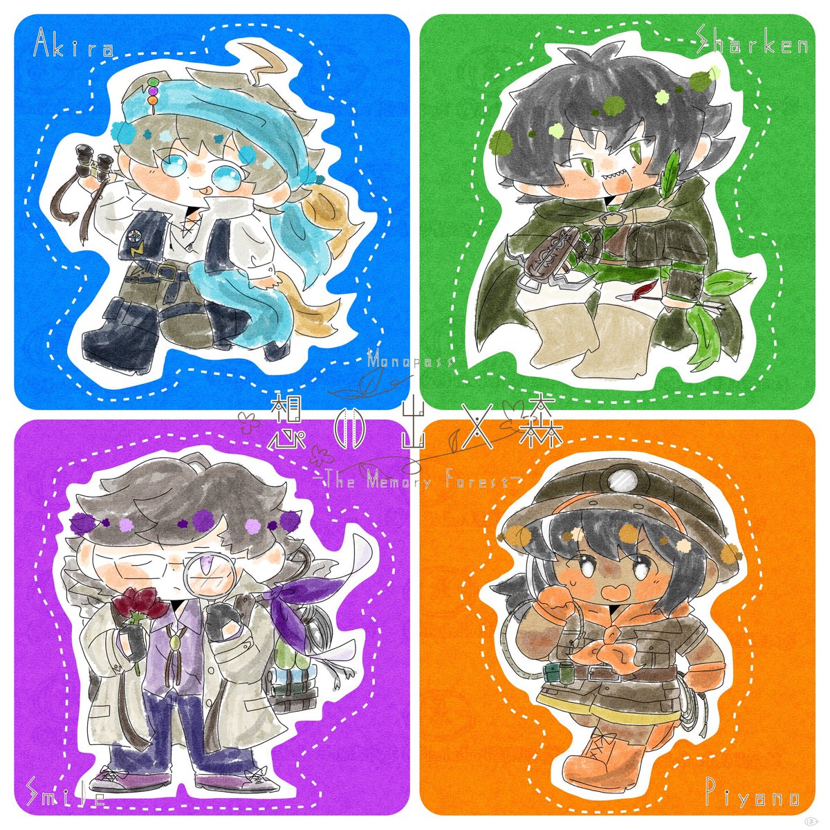 想い出メ森 #モノパスケッチ 想い出を巡る世界✨