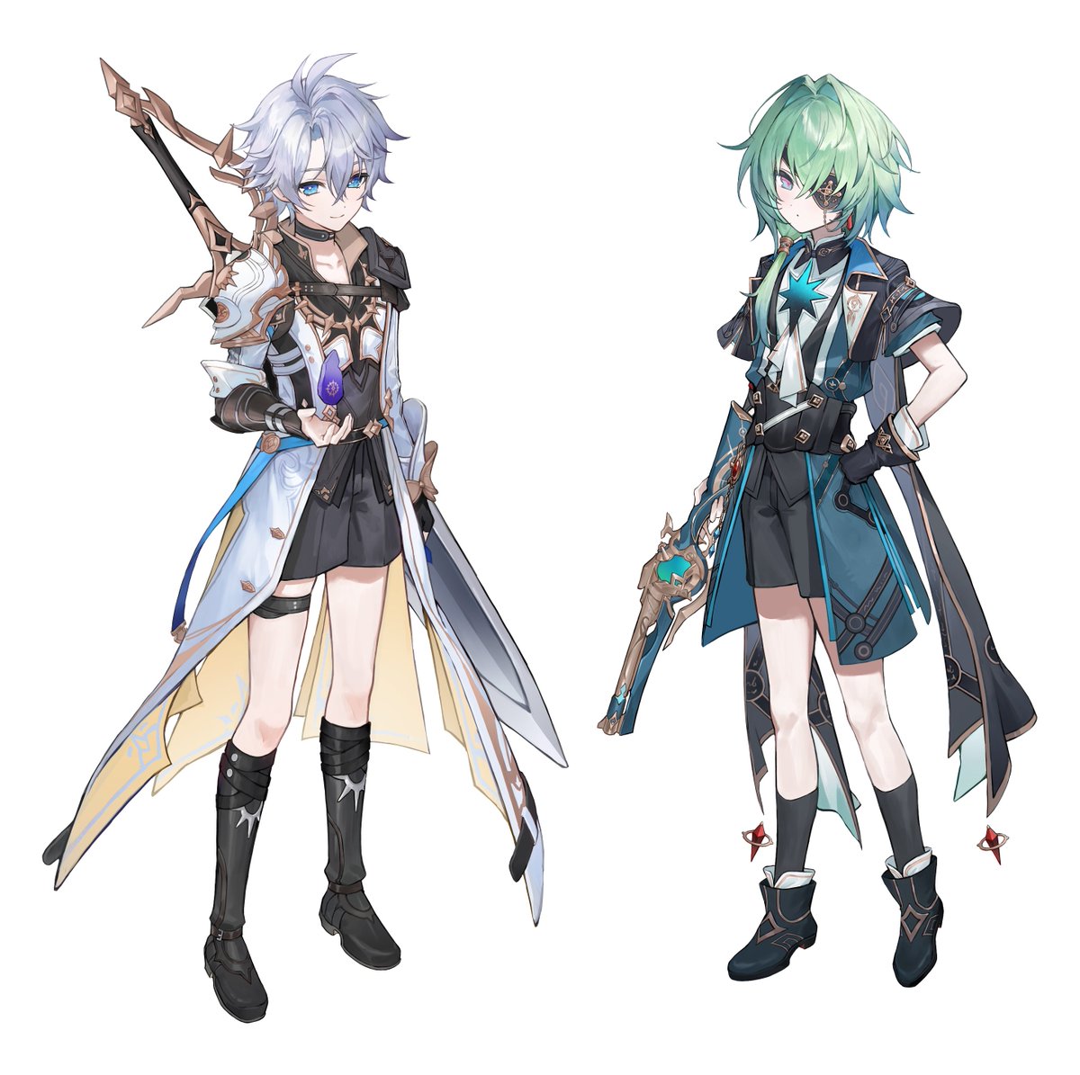 #Phainon #Anaxa #HonkaiStarRail 💙💚