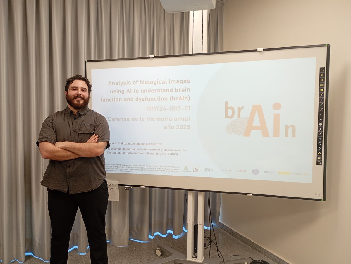 ibis_sevilla's tweet photo. 🟠SCIENCE |

📢 Hoy se ha celebrado en el #IBiS el acto de evaluación de la Memoria Anual 2025 del programa @Momentum_CSIC 

📑Los contratados Asunción Espinosa y Fernando Garrido presentaron sus avances en un acto público. https://t.co/4gJpdonCsM