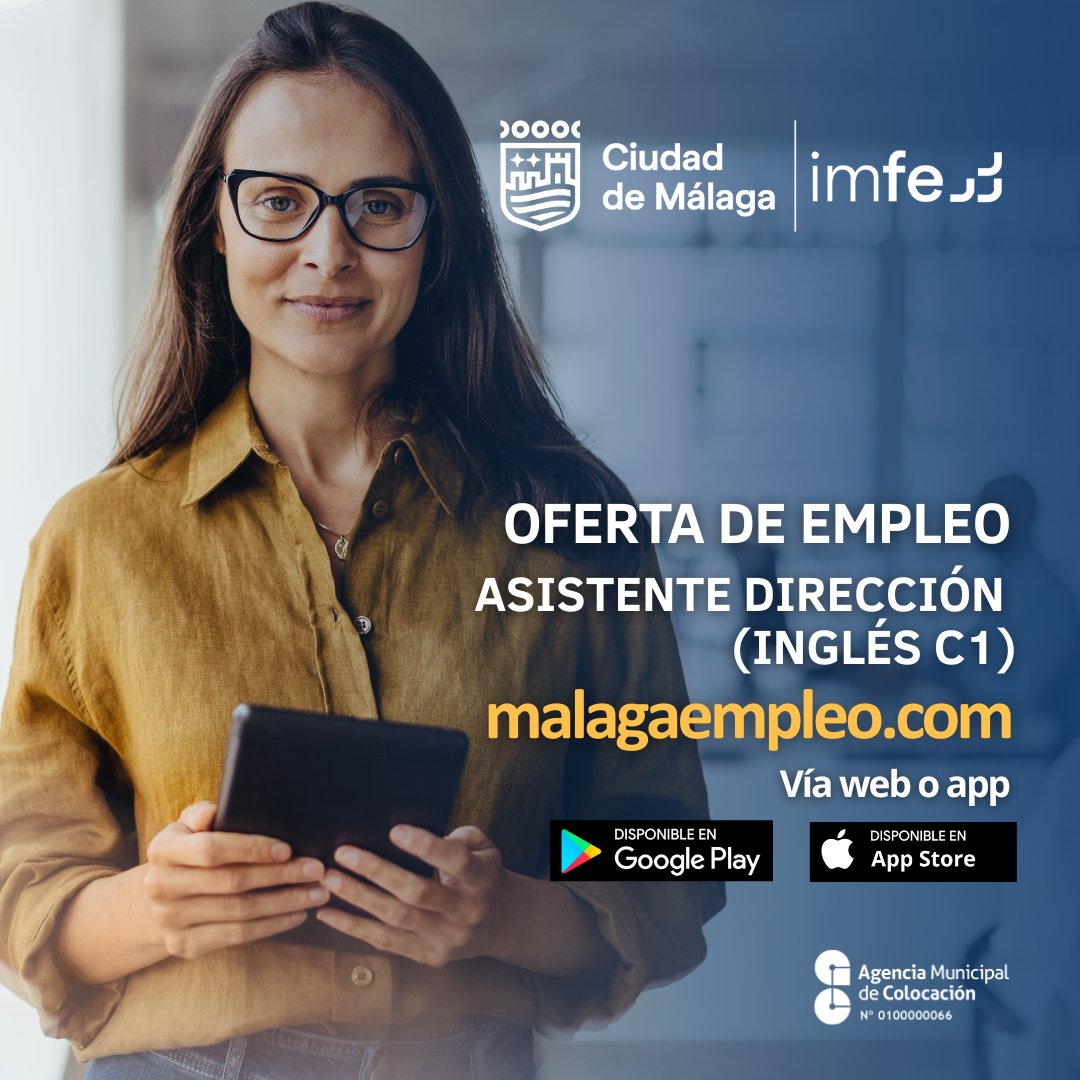 📢 #Oferta de #trabajo 

🧑🏻‍💻 Seleccionamos a un/a #asistente de dirección con alto nivel de #inglés para la #gestión financiera y #administrativa de un equipo de #abogados para un despacho de primer nivel.
📝 Inscríbete: acortar.link/tYcjyW

#Málaga #MálagaEmpleo
<a href="/malaga/">Ciudad de Málaga</a>