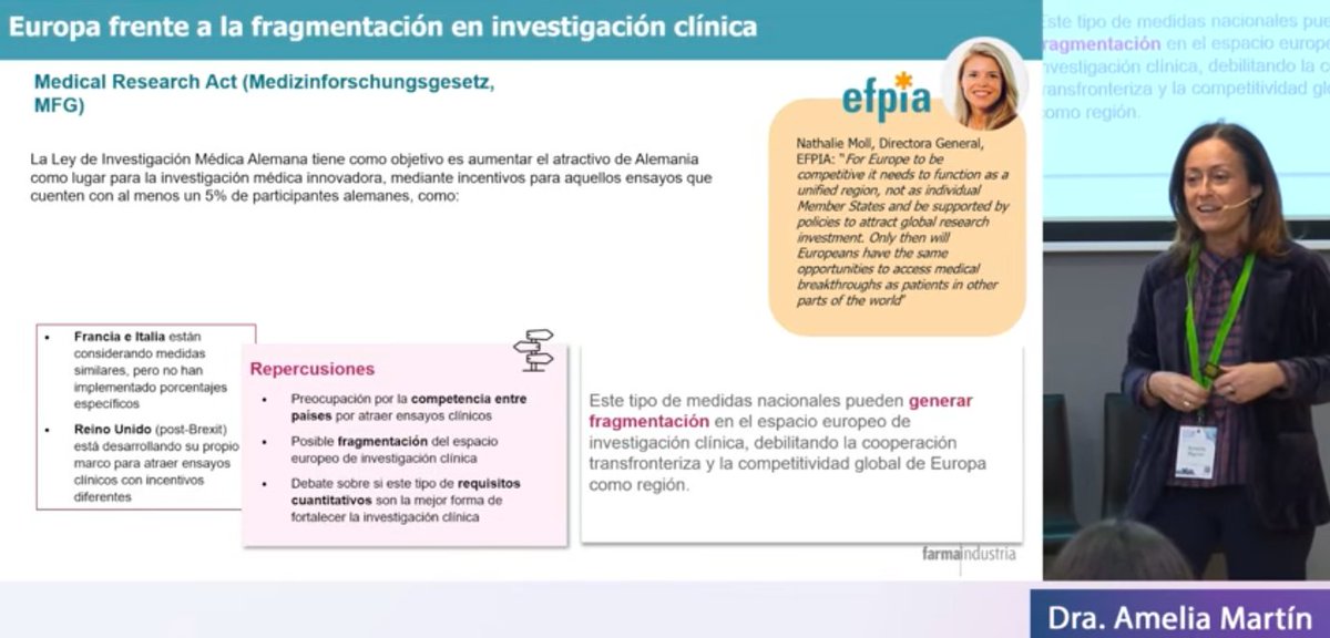desafionco's tweet photo. Europa tiene una oportunidad y España va por delante, Amelia Martín explica la situación de la investigación clínica en nuestro país...
#desafiooncologico16 #Oncología #IAClínica https://t.co/4v9YXFYuVn