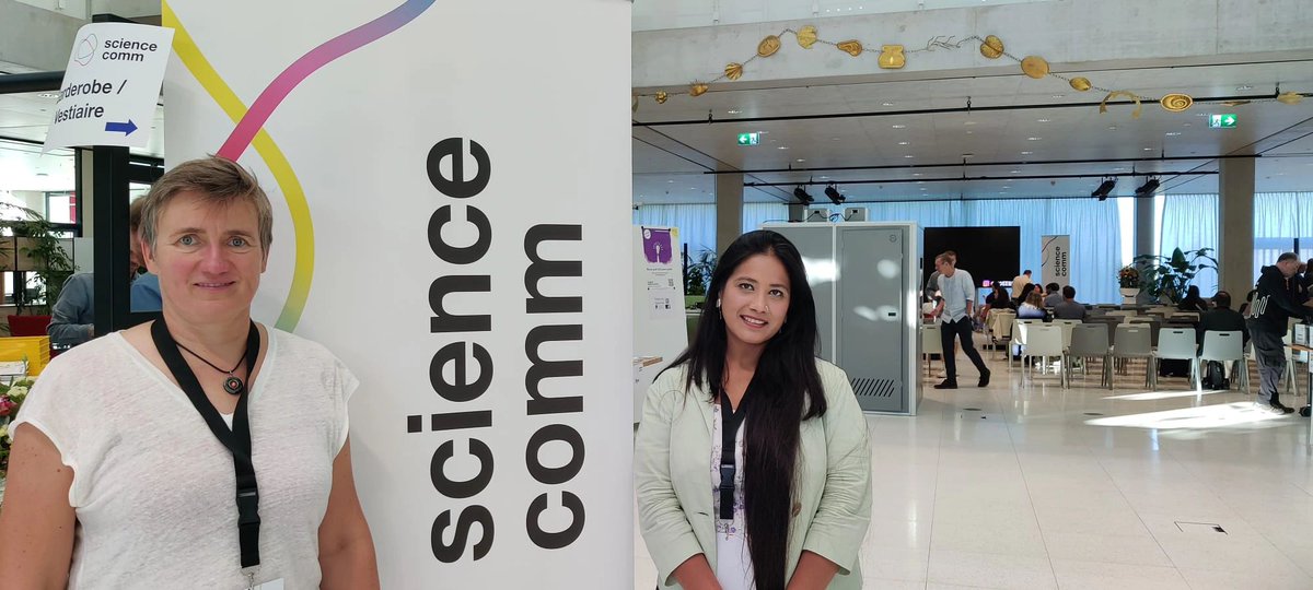 scifilmit's tweet photo. A throwback to the time when #SciFilmIt was at #ScienceComm2025
In St. Gallen, @scifilmit had the chance to share it's journey - from past hackathons &amp; the learnings, to the ideas &amp; plans shaping the future. It was a joy to exchange with such inspiring community of sci commers. https://t.co/nA9QthybuM